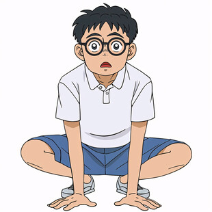 生活片热血格斗漫画主角头像：红发少年