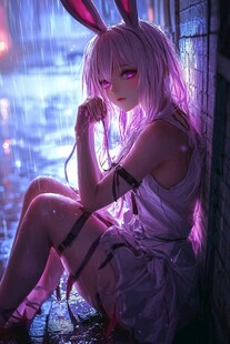 生活片玄幻冒险漫画封面：少女操控元素之力